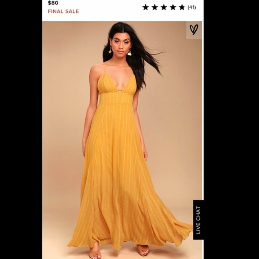 Lulus Yellow Elevate Embroidered Maxi Dress - Picture 2 of 6